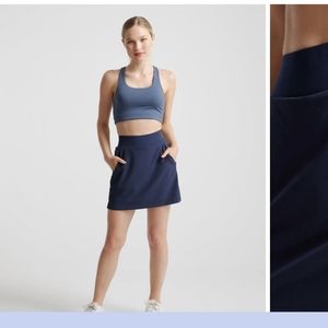 Quince Performance Skort in Navy or Olive Green